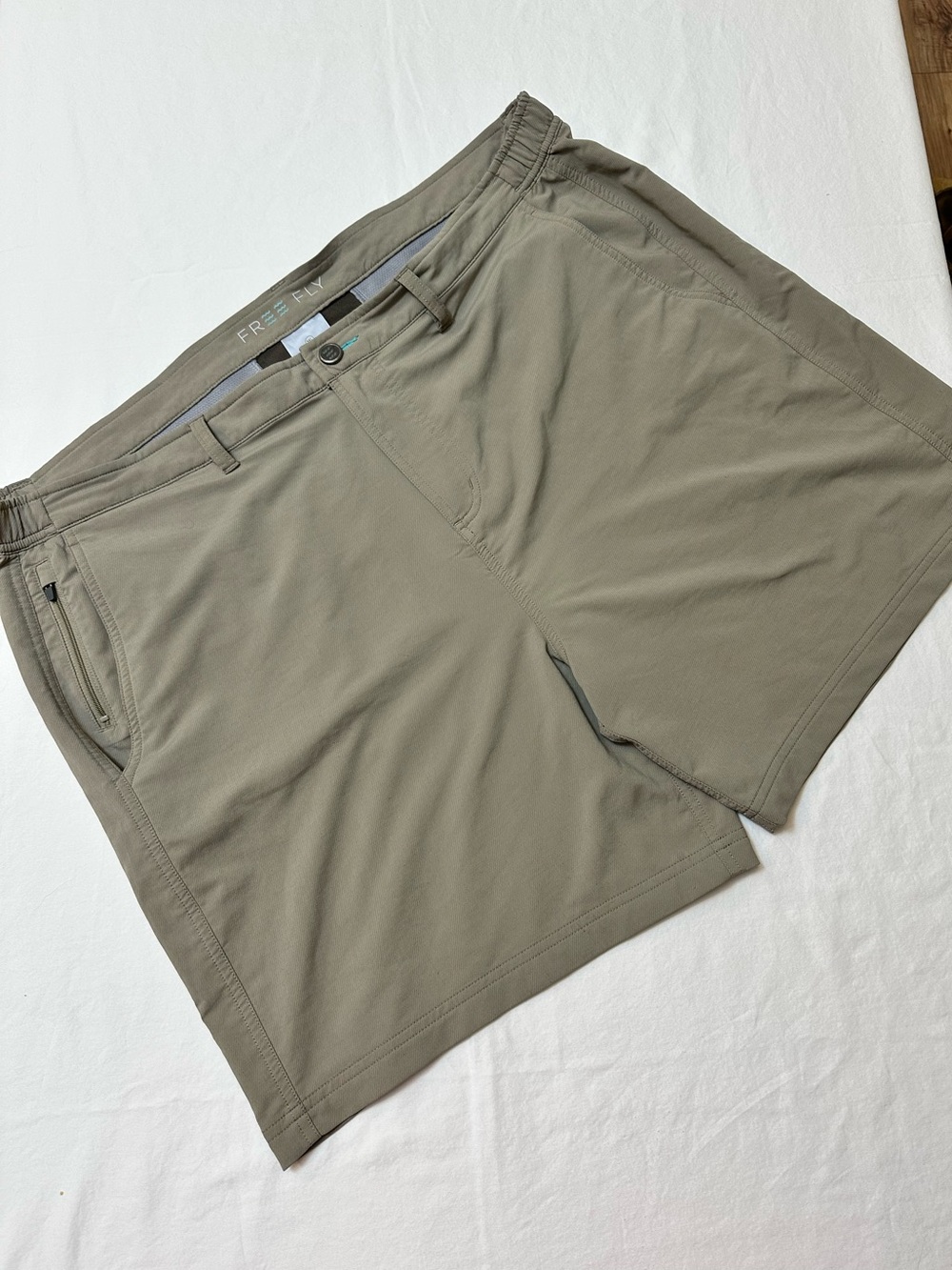 Men’s Free Fly Shorts 3XL khaki gray